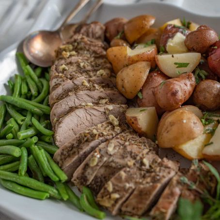 slow cooker pork tenderloin and potatoes