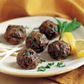 Grilled Herbed Meatballs