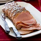 Grilled Mustard-Glazed Pork Loin