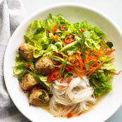 Chicken Meatball Noodle Bowl
