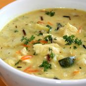 CURRIED WILD RICE & CHICKEN CHOWDER