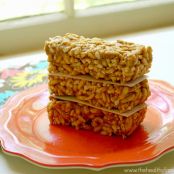 bars - Vegan Peanut Butter Rice Crispy Treats