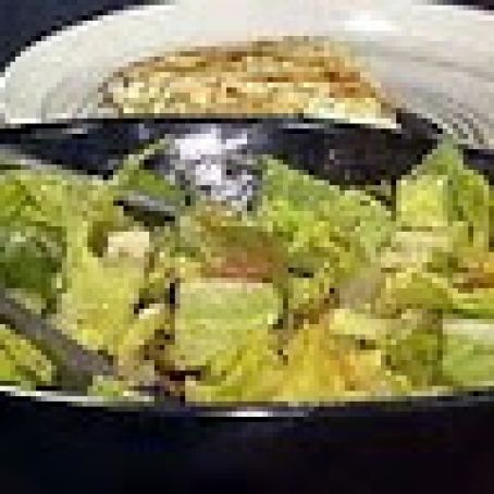 Roasted Tomato Dressed Romaine Salad