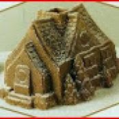 Gingerbread House Bundt Cake