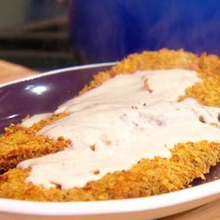 Chicken Fried Steak With Cream Sauce