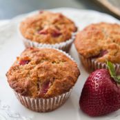 Strawberry Oatmeal Muffins