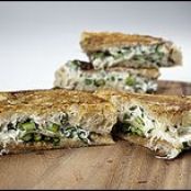 Crab-Swiss Melt With Asparagus