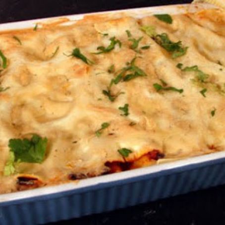 Chicken, Mushroom and Goat Cheese Lasagne