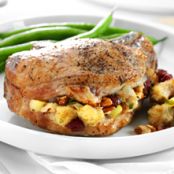 Cranberry Pecan Stuffed Pork Chops
