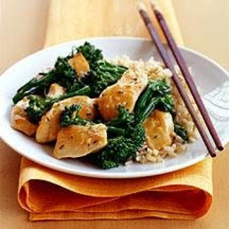 Chicken with Broccoli and Garlic Sauce