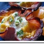 Crustless Ham and Egg Tarts