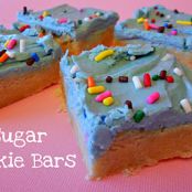 Sugar Cookie Bars - Six Sisters