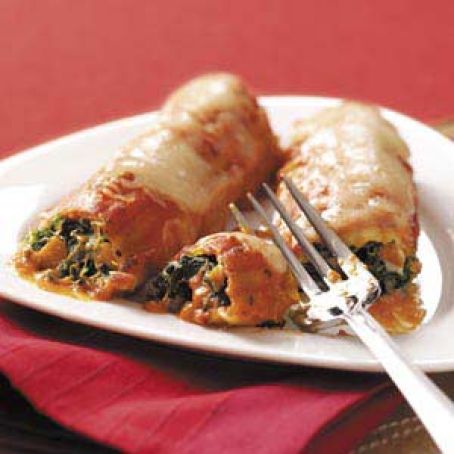 Chicken Spinach Manicotti Recipe