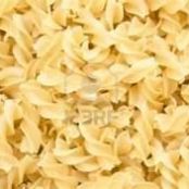 Macaroni salad with fruit & marshmellows