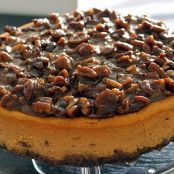 Praline Pumpkin Cheesecake