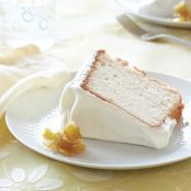 Lemony Angel Food Cake