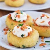 Loaded Mashed Potato Cakes