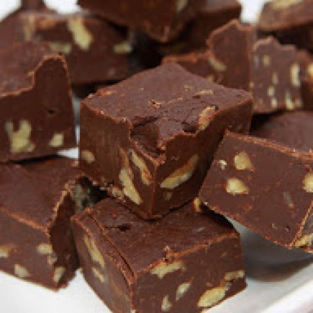 Dark Chocolate Walnut Fudge