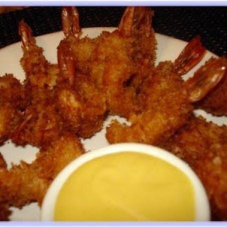 CAMARONES EMPANIZADOS CON ALMENDRA