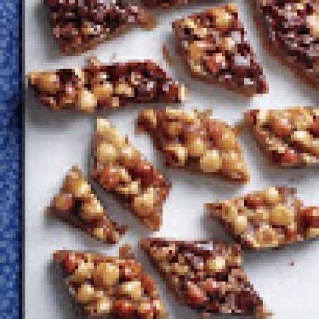 Hazelnut-Caramel Bars