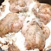 Salt-Roasted Chicken with Cilantro