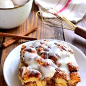 Cinnamon Roll French Toast Casserole