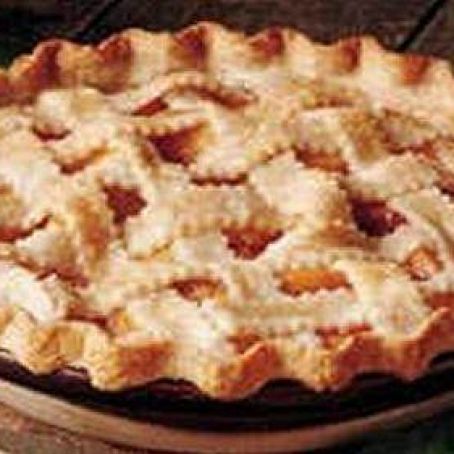Lattice Peach-Apple Pie