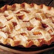 Lattice Peach-Apple Pie