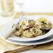 Garlic Lemon Chicken with Linguini 5 star rating