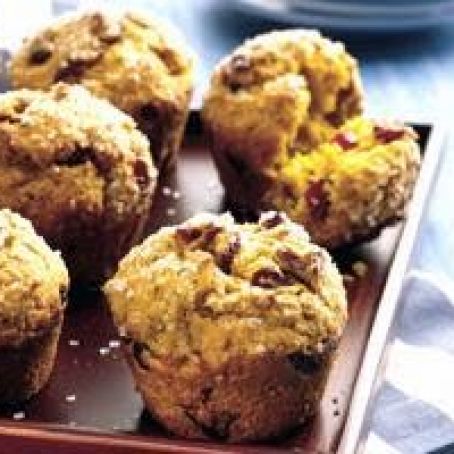 Pumpkin-Cranberry Muffins