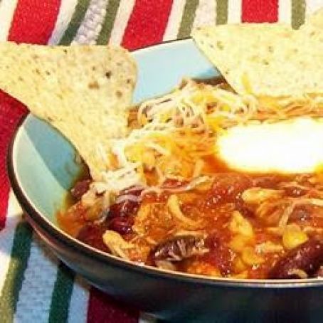Slow Cooker Chicken Taco Soup
