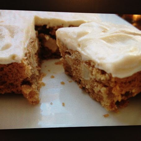 Cake: Apple Spice Cake with Cream Cheese Icing