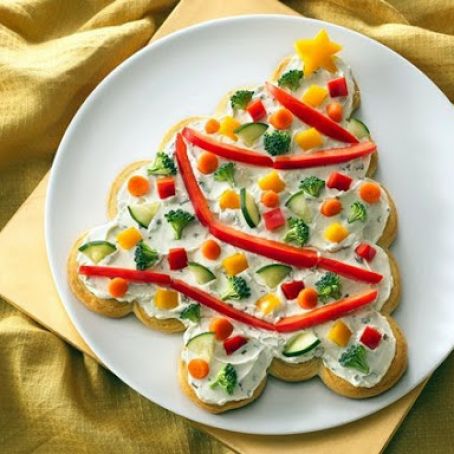 Holiday Vegetable Tree