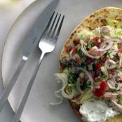 CHICKEN GYROS w/CUCUMBER SALSA