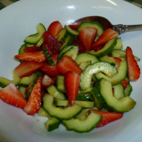 Strawberry Cucumber Salad