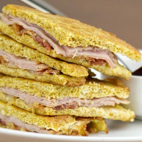 Low Carb Fried Pork Sandwich