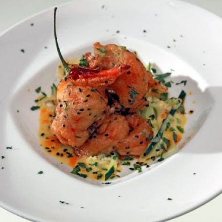 Crispy Pork Loin with Fennel Tomato Chutney