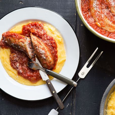 Polenta with Sausage Gravy