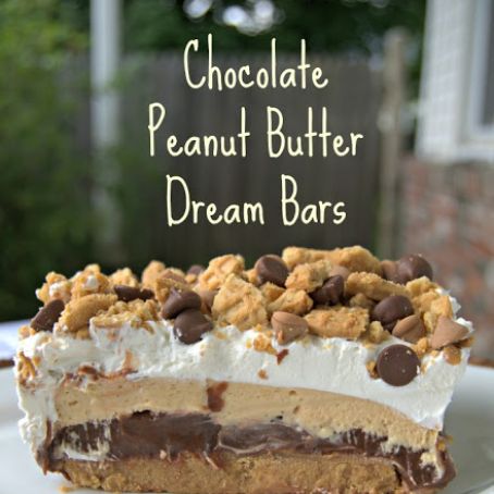 CHOCOLATE PEANUT BUTTER DREAM BARS
