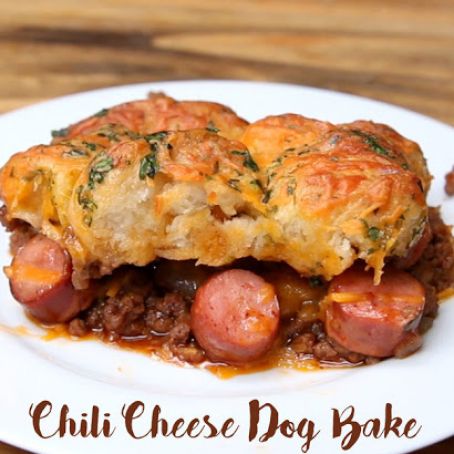 Chili Cheese Dog Bake