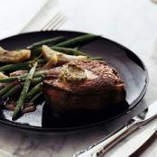 FILETS w/SPICED BUTTER & H. VERTS