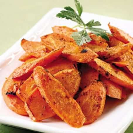 Roasted Carrots with Cardamom Butter