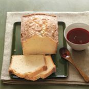 Citrus Pound Cake With Cranberry Syrup