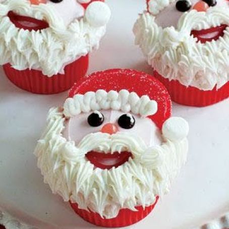Santa Cupcakes