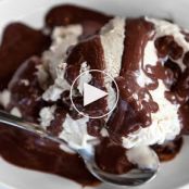 DAIRY-FREE VANILLA CASHEW ICE CREAM WITH DATE COCOA SWIRL