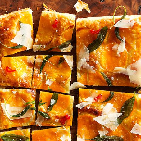 Butternut Squash Tart with Fried Sage