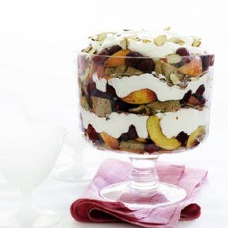 Raspberry-Peach Trifle