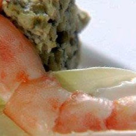 Champagne Shrimp on Endive