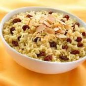 WILD RICE WITH CURRANTS AND SCALLIONS