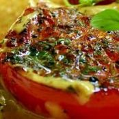 Buckwheat Crepes with Thyme Cream Tomatoes